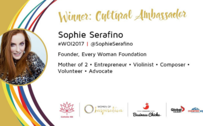 Sophie Wins at the 2017 Women of Inspiration Awards!