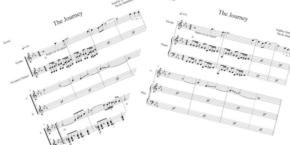 NEW! Sheet Music Available